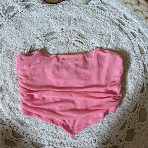 Pink Women's Corset Top